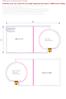 Usb Flyer 2-panel Mini Folder Template