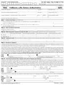Form 8453 - California E-file Return Authorization - 2004