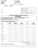 Form W3 1107 - Employer's Withholding Reconciliation - 2005