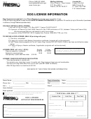 Dog License Application/renewal - City Of Fresno