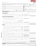 Form 1366 - Insurance Company Annual Return For Sbt And Retaliatory Tax - 2007