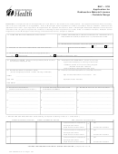 Form Rhf - 1pg - Application For Radioactive Material License - Portable Gauge