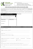 Road Haulage Operator Licence Application Form - Ireland Department Of Transport, Tourism And Sport Printable pdf