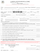 Gaming License Renewal Form - Saginaw Chippewa Tribal Gaming Commission Printable pdf