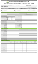 Gaming Employment License Application Form - Philippine Amusement And Gaming Corporation