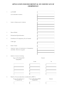 Application For Issue/renewal Of Certificate Of Competency Printable pdf