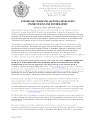 Veterinary Medicine Licensure Application - Massachusetts Division Of Professional Licensure