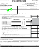 Form 41a720-s41 Draft - Schedule Keoz-sp - Tax Computation Schedule