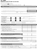 Form Al-1040x - Amended Albion Income Tax Return - 1996
