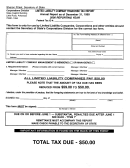 Limited Liability Company Franchise Tax Report Form - Arkansas Secretary Of State - 2000