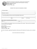 Form 08-4080 - Request For Duplicate Business License