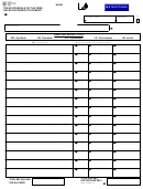 Form 06-135 - Texas Schedule Of Tax Free Sales On Signed Statement