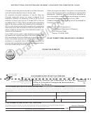 Form 158n Draft - Payment Voucher For Extension Of Time For Filing A Colorado Composite Nonresident Income Tax Return - 2009