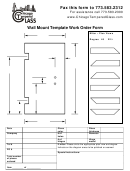 Wall Mount Template - Work Order Form