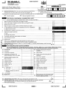 Pa Schedule F (Form Pa-40 F) - Farm Income And Exprenses Printable pdf