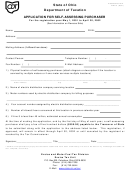 Prescribed Tax Form Kwh-3 - Application For Self-assessing Purchaser