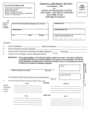 Form At3-75 - Personal Property Return - 2001