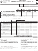 Form Q 08 - Schedule C - Multiple Activities Tax Credit Form - City Of Bellevue