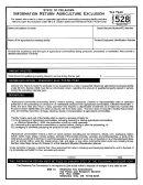 Form 528 - Information Return Agriculture Exclusion