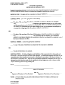 Form Dnp-dv - Articles Of Dissolution For A Nonprofit Corporation