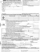 Form P-1040 - Income Tax Return - City Of Parma - 2000