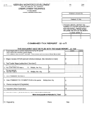 Form Ui 11t - Combined Tax Report