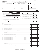 Form Fit-20 - Indiana Financial Institution Tax Return - 2013