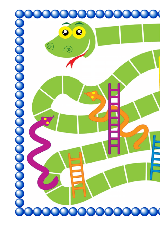 Printable Snakes And Ladders Game
