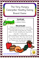 The Very Hungry Caterpillar Healthy Eating Board Game Template