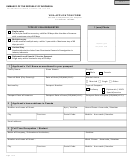 Visa Application Form - Embassy Of The Republic Of Indonesia
