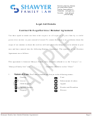 Legal Aid Ontario - Contract For Legal Services/retainer Agreement Template