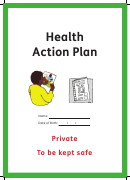 Health Action Plan Template Printable pdf
