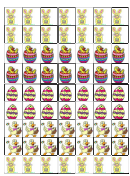 Easter Stickers Templates