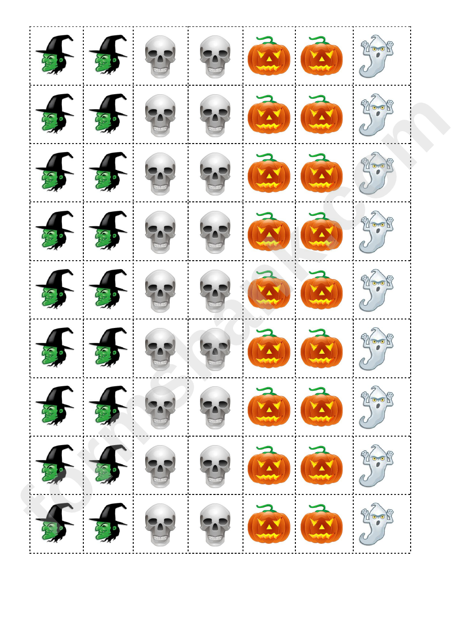 Halloween Stickers Templates