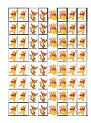 Pooh Stickers Templates