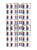 Mario Brothers Stickers Templates