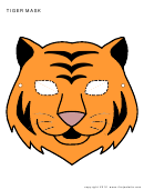 Tiger Mask Template