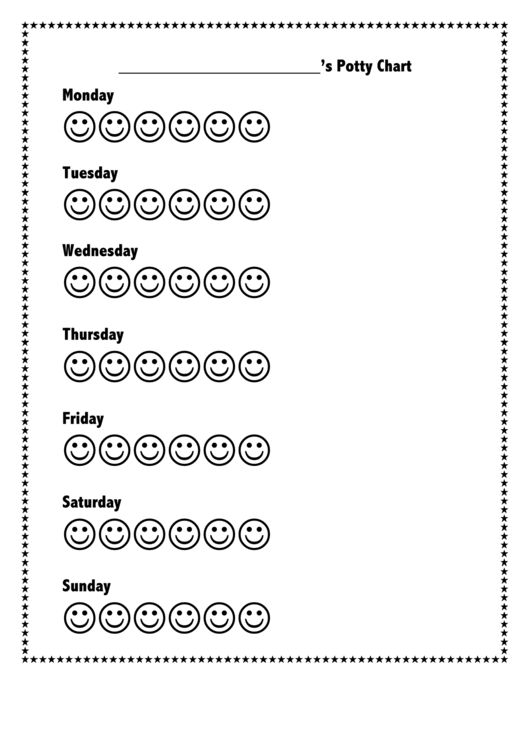 Behavior Chart Template Printable pdf