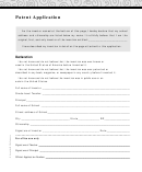 Patent Application Template
