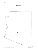 Arizona Map Template