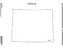 Wyoming Map Template