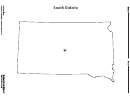 South Dakota Map Template