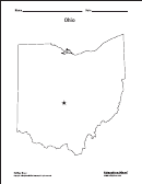 Ohio Map Template