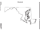 Maryland Map Template