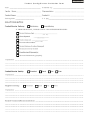 Product Quality/service Evaluation Form