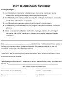 Staff Confidentiality Agreement