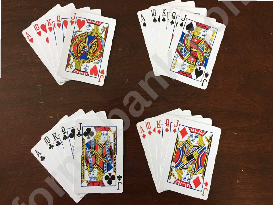 Double Pinochle Cheat Sheet