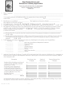 Form Rea - Real Estate Errors And Omissions Liability Application Form Printable pdf