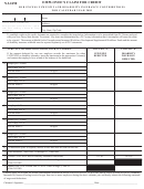 Form Nj-2450 - Employee's Claim For Credit - 2009
