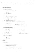 Calculus 2 Cheat Sheet